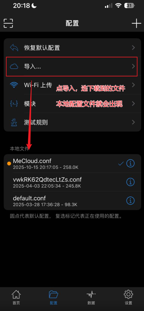 shadowrocket导入配置
